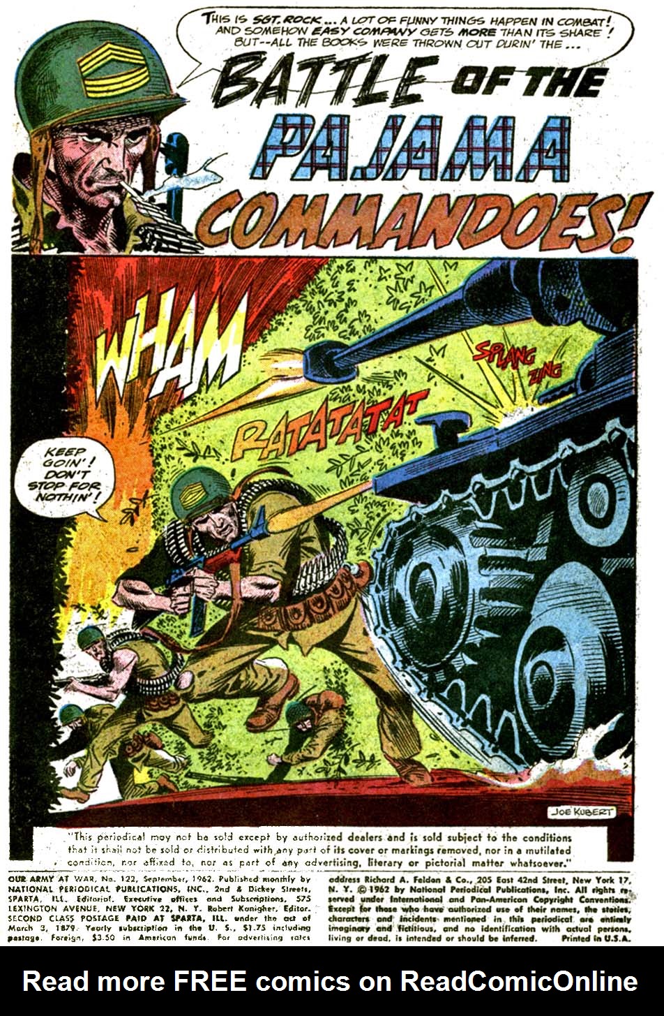 Read online Our Army at War (1952) comic -  Issue #122 - 3