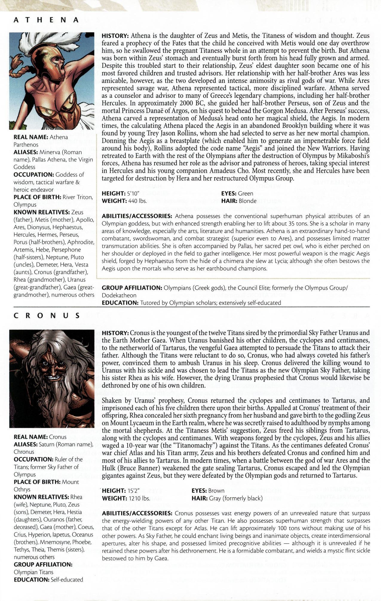 Read online Thor & Hercules: Encyclopaedia Mythologica comic -  Issue # Full - 40