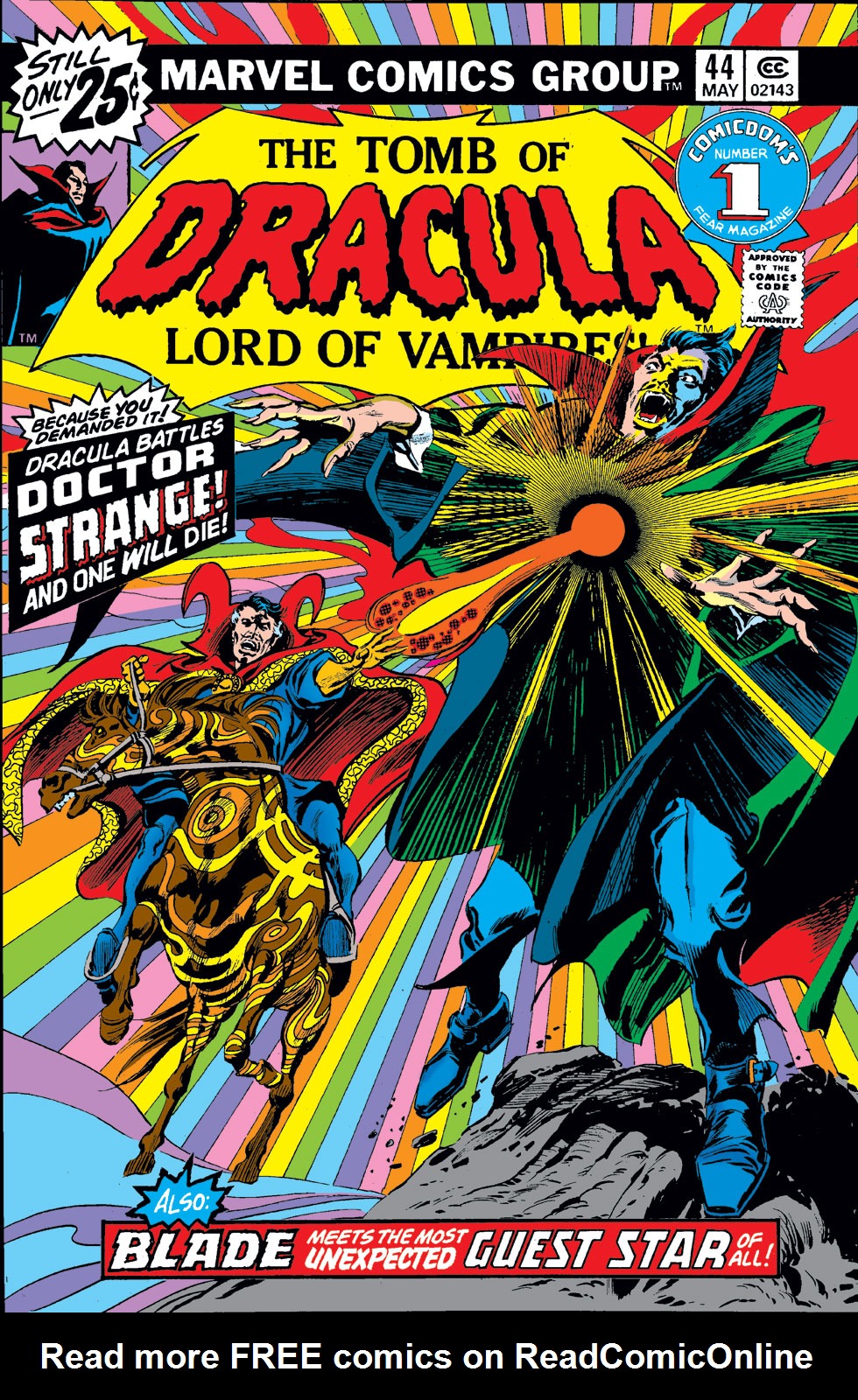 Read online Tomb of Dracula (1972) comic -  Issue #44 - 1