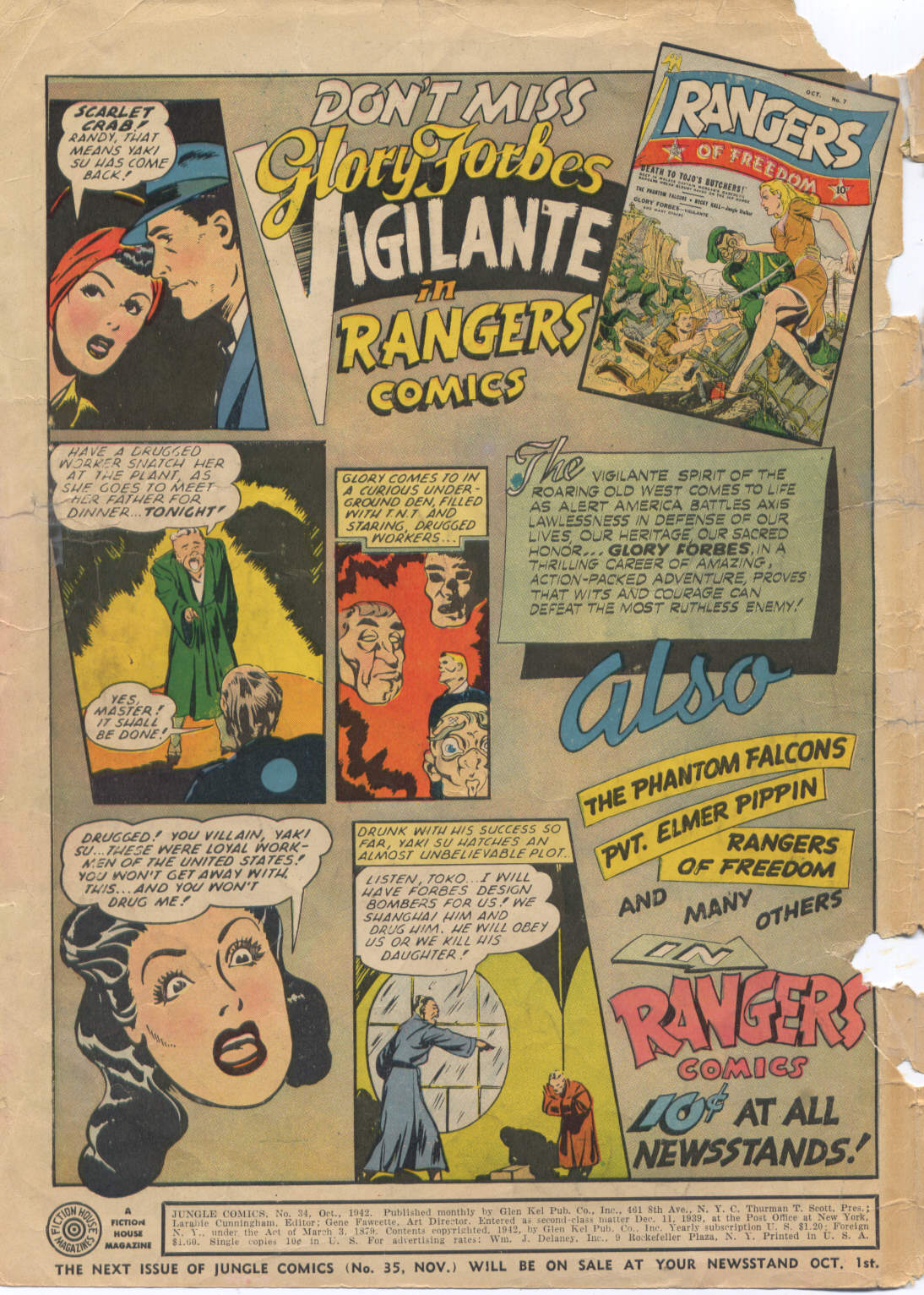 Read online Jungle Comics comic -  Issue #34 - 2