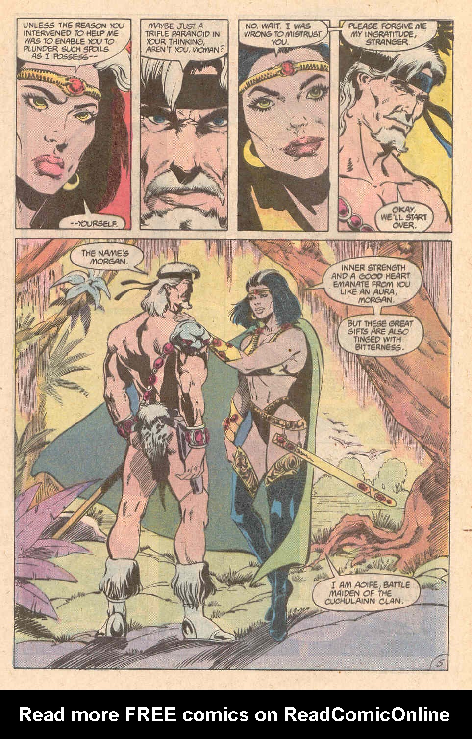 Read online Warlord (1976) comic -  Issue #129 - 5