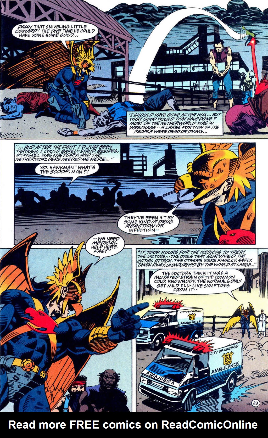 Read online Hawkman (1993) comic -  Issue #8 - 22