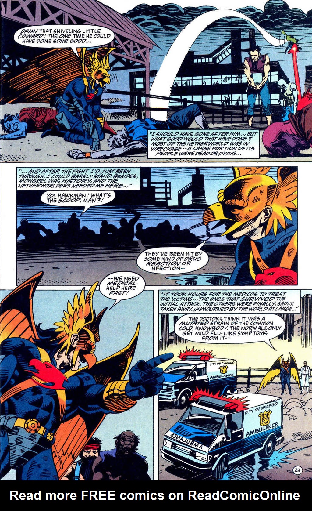 Read online Hawkman (1993) comic -  Issue #8 - 22
