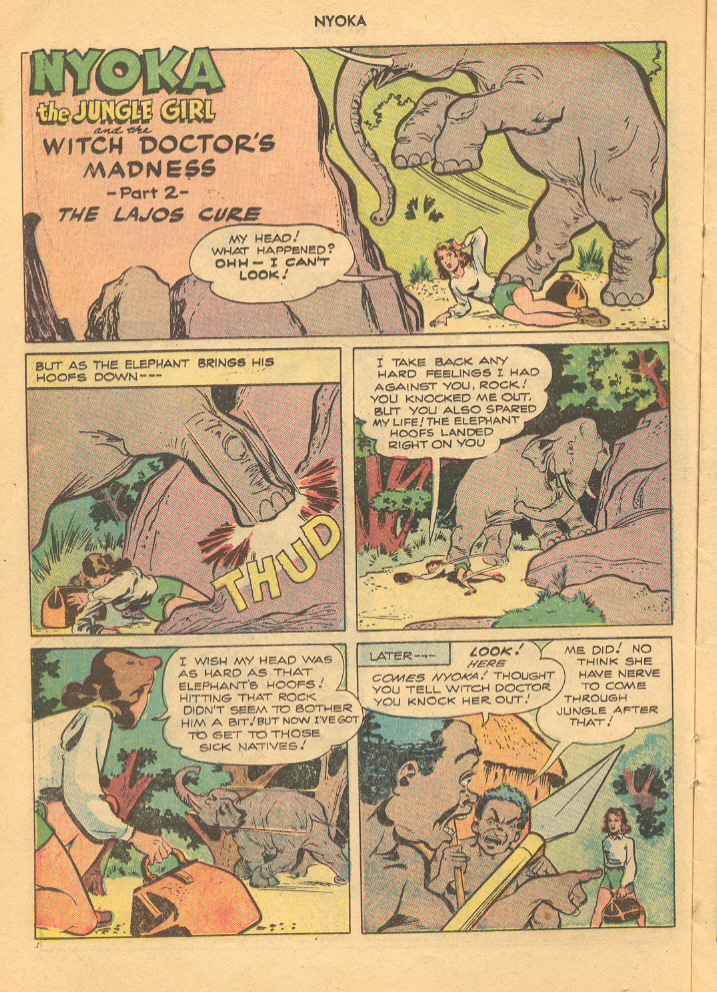 Read online Nyoka the Jungle Girl (1945) comic -  Issue #14 - 14
