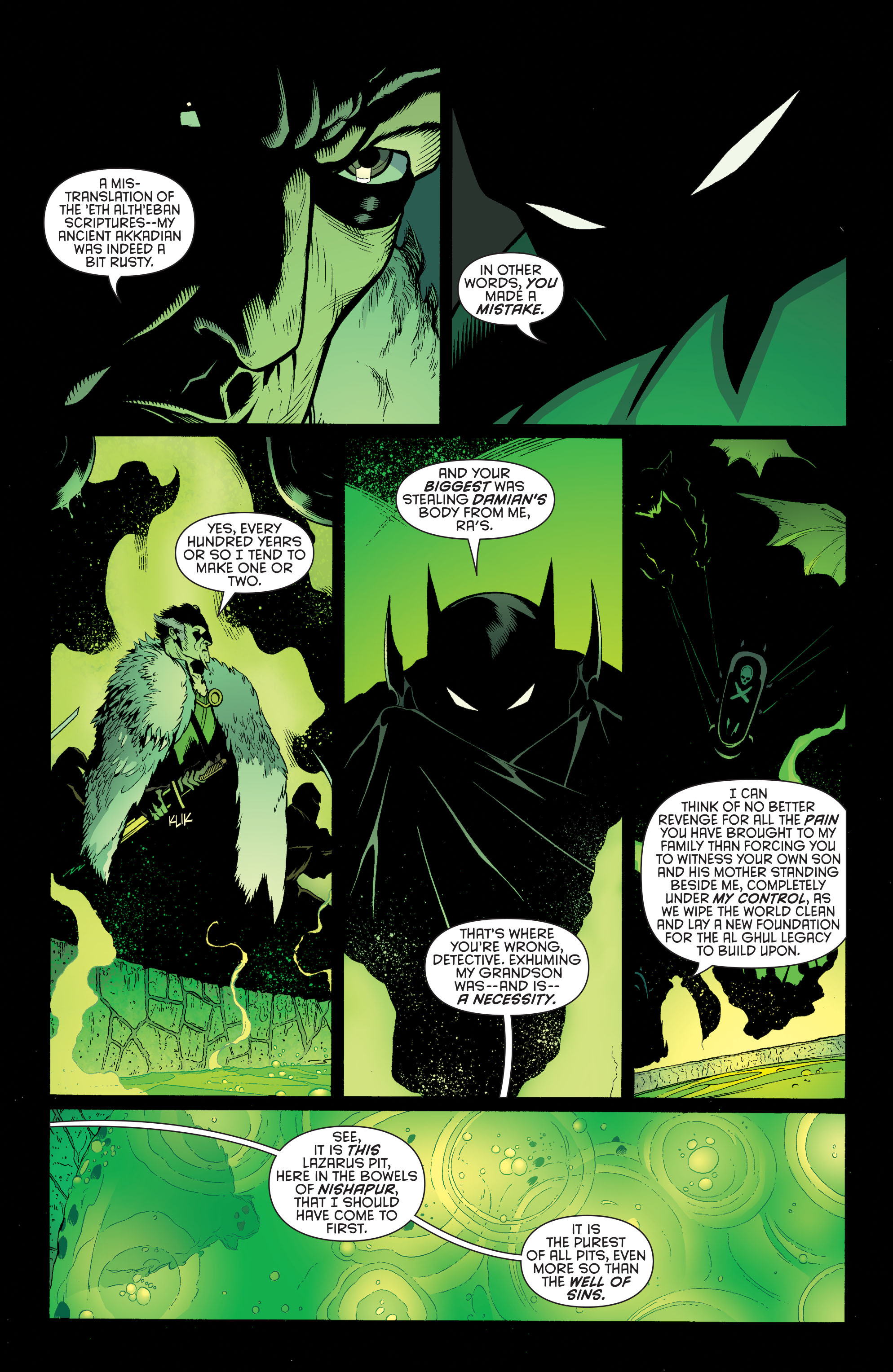Read online Batman and Robin (2011) comic -  Issue #32 - Batman and Ra's al Ghul - 4