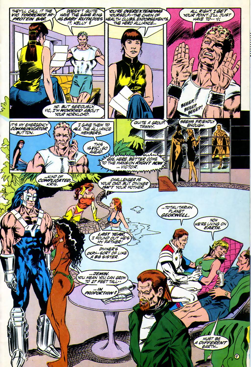 Read online Hero Alliance & Justice Machine: Identity Crisis comic -  Issue # Full - 9