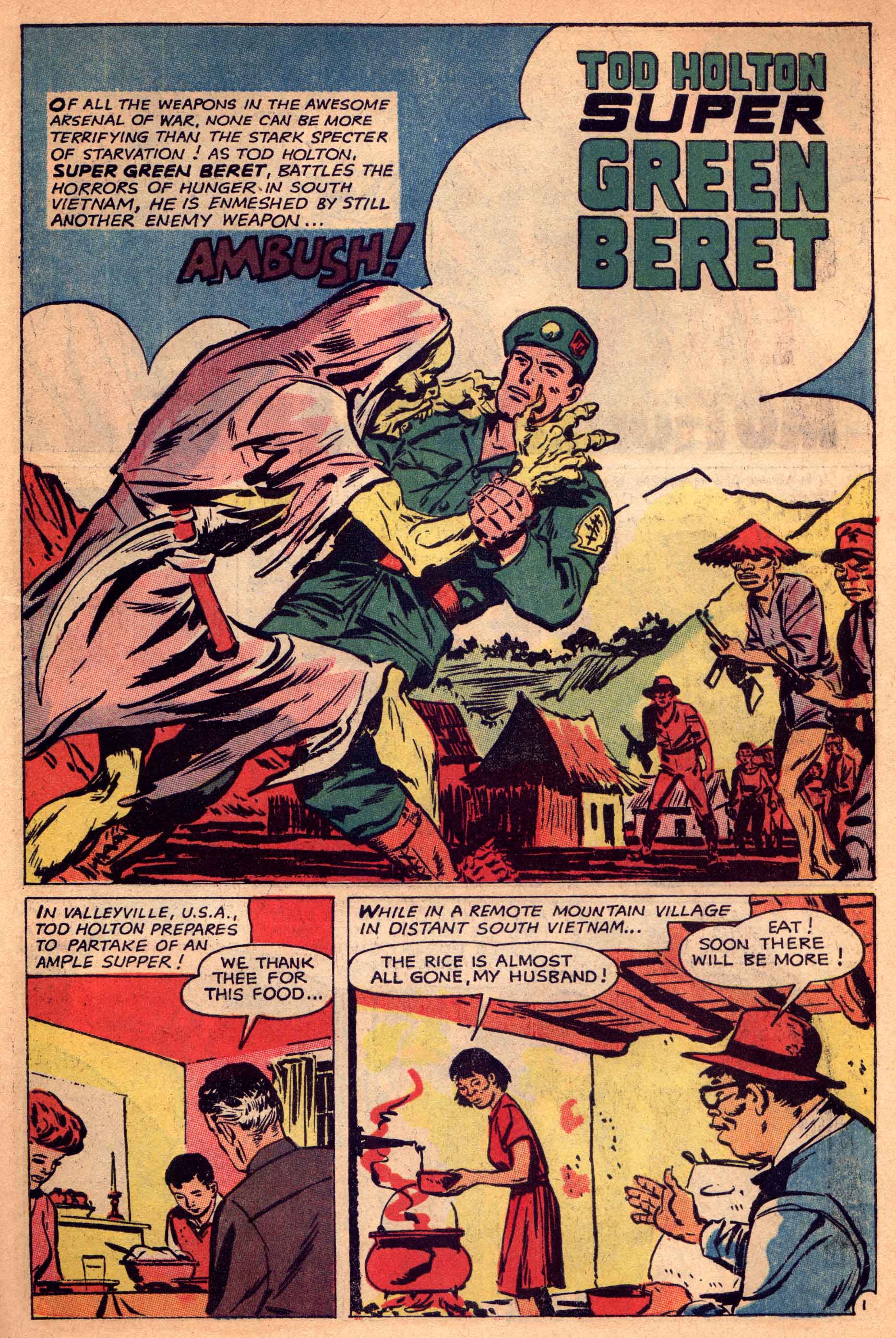 Read online Super Green Beret comic -  Issue #2 - 54
