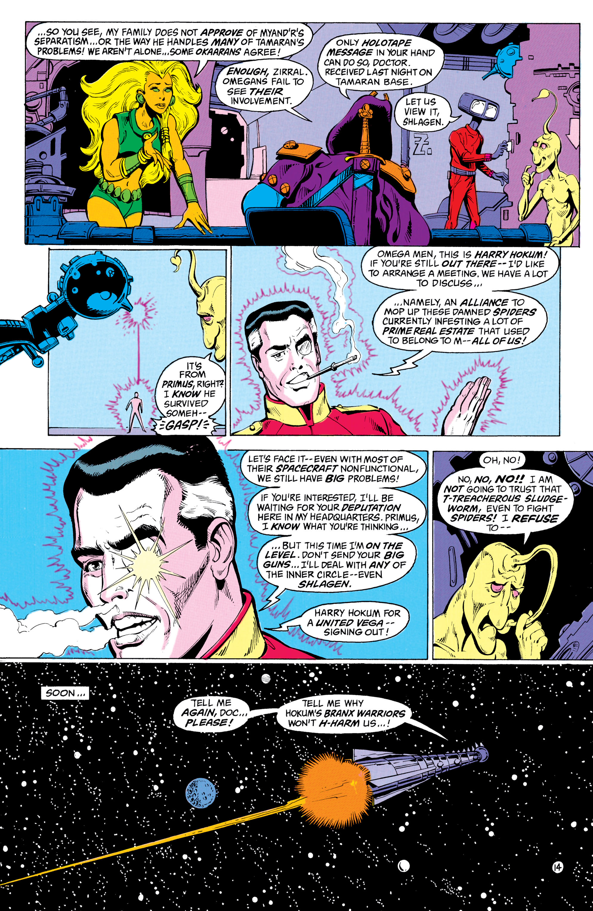 Read online The Omega Men (1983) comic -  Issue #31 - 15