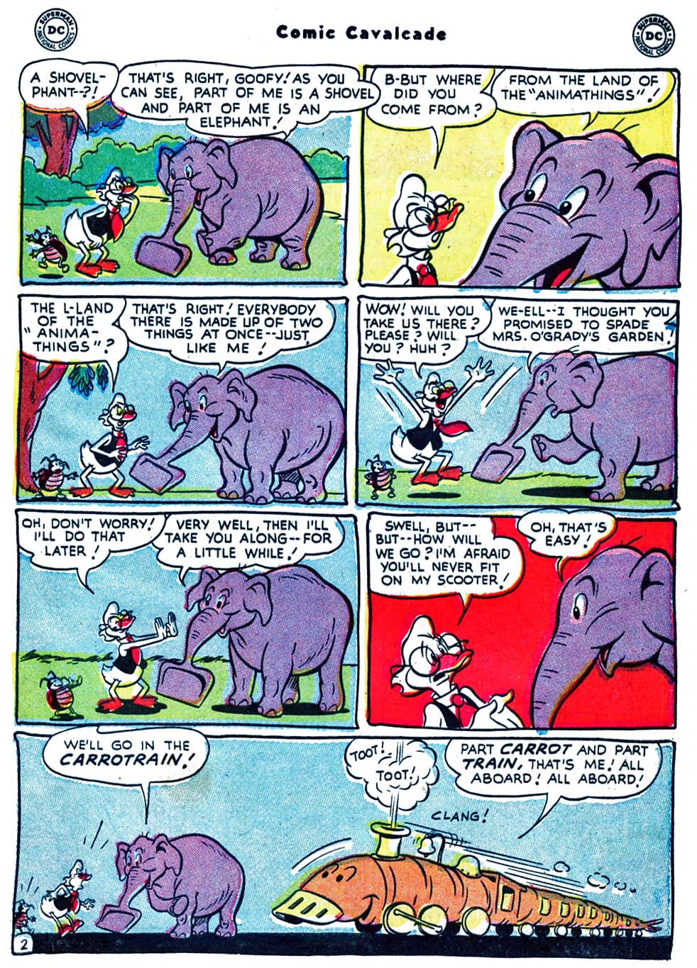 Read online Comic Cavalcade comic -  Issue #63 - 61