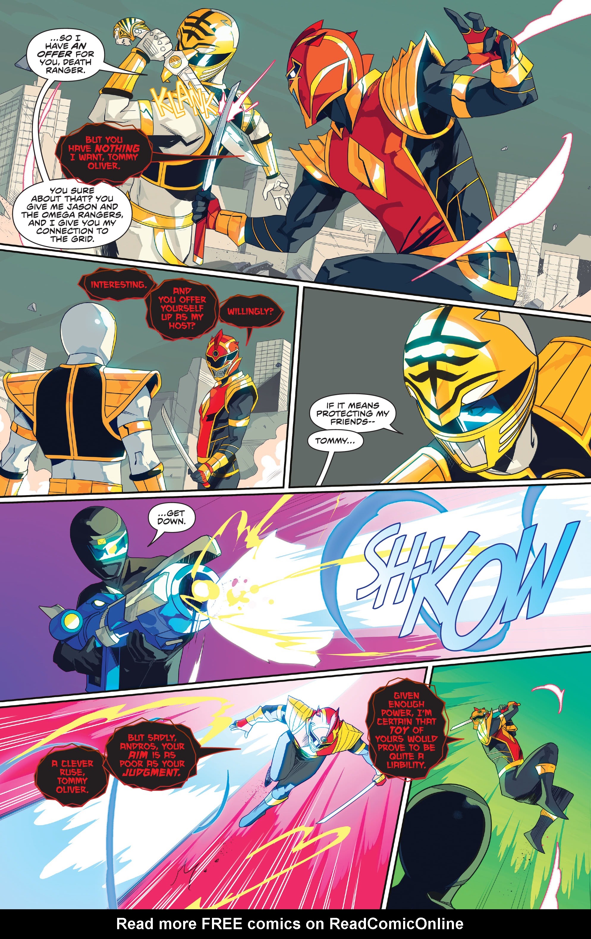 Read online Mighty Morphin Power Rangers (2022) comic -  Issue # Full - 22
