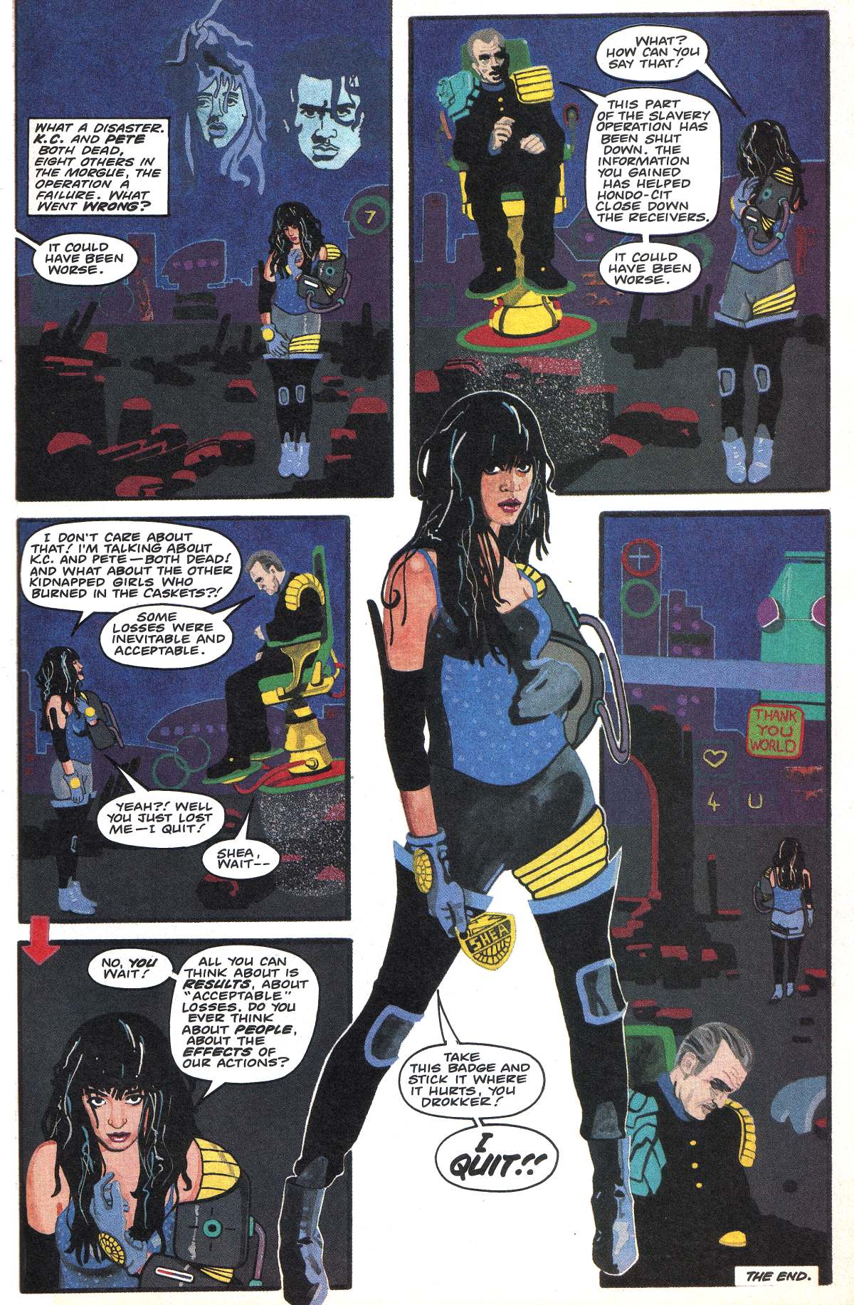 Read online Judge Dredd: The Megazine comic -  Issue #20 - 42