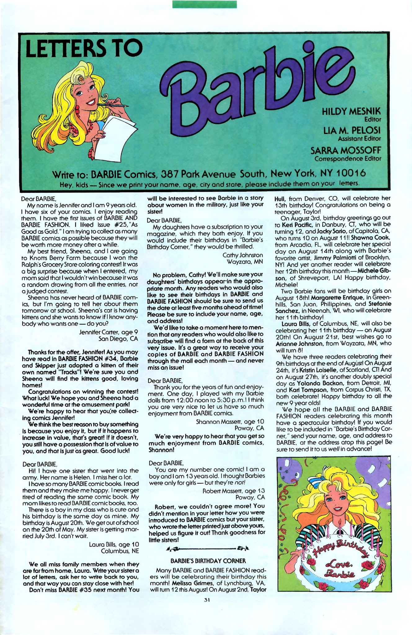 Read online Barbie comic -  Issue #34 - 33