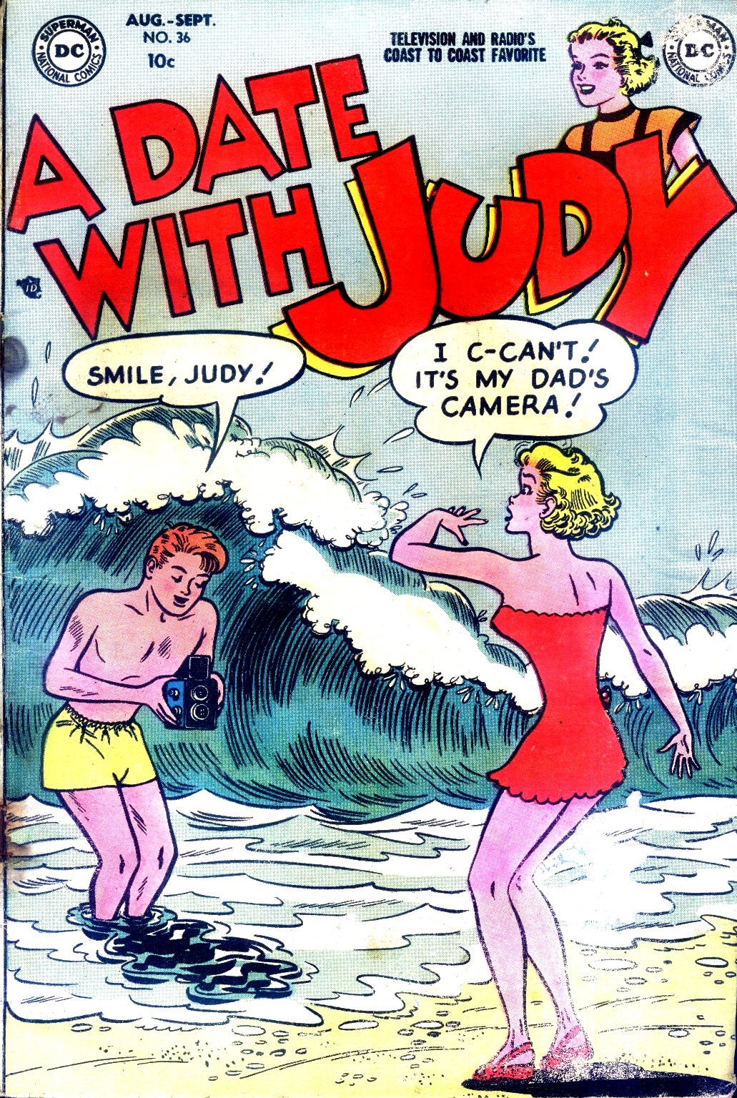 Read online A Date with Judy comic -  Issue #36 - 1