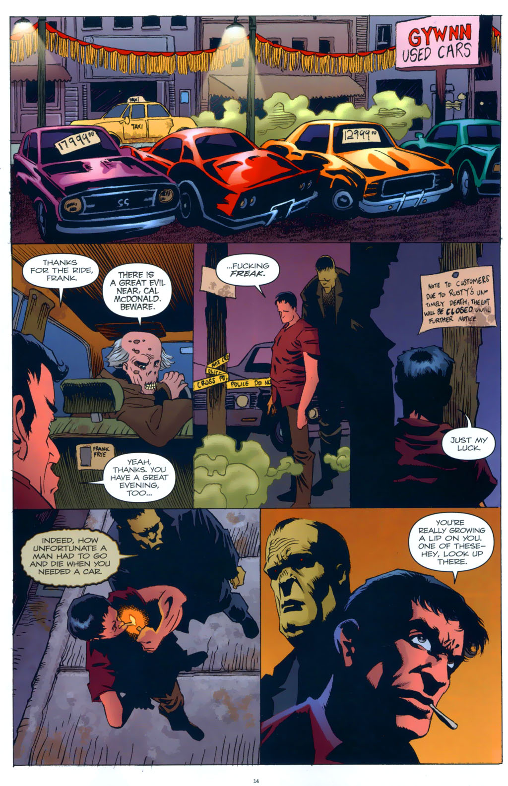 Read online Supernatural Freak Machine: A Cal McDonald Mystery comic -  Issue #1 - 14