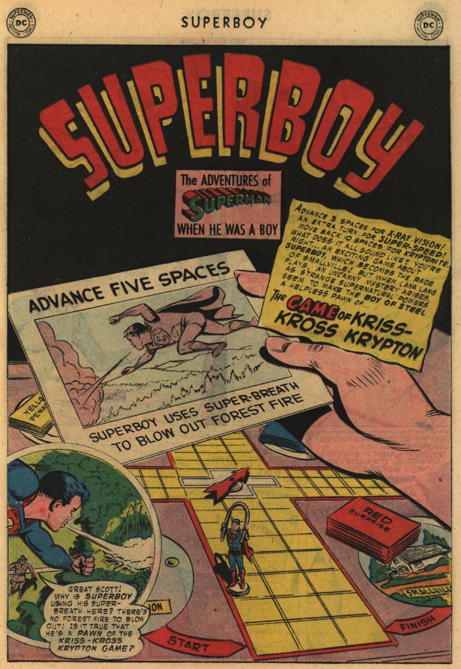 Read online Superboy (1949) comic -  Issue #60 - 11