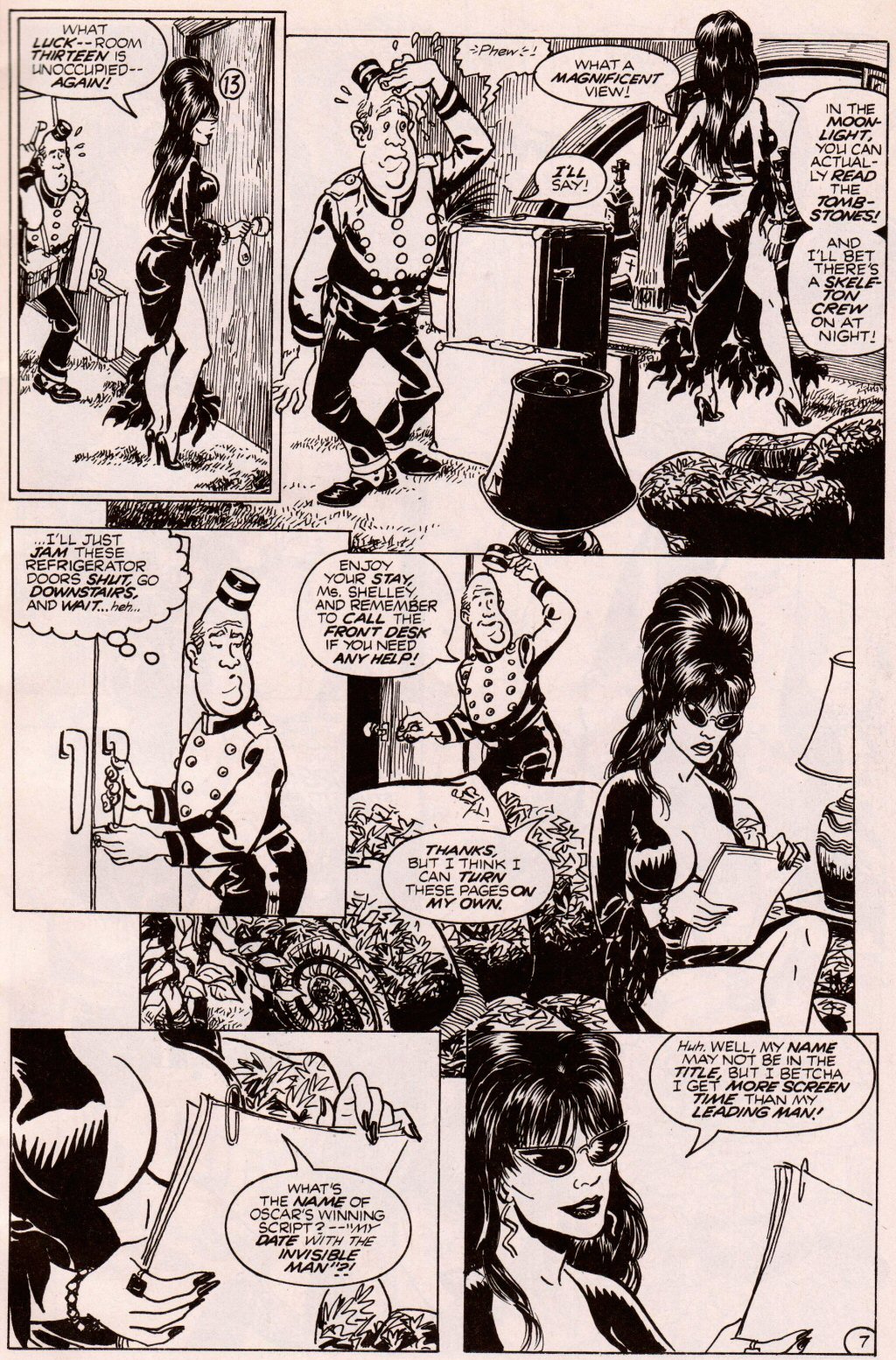 Read online Elvira, Mistress of the Dark comic -  Issue #6 - 9