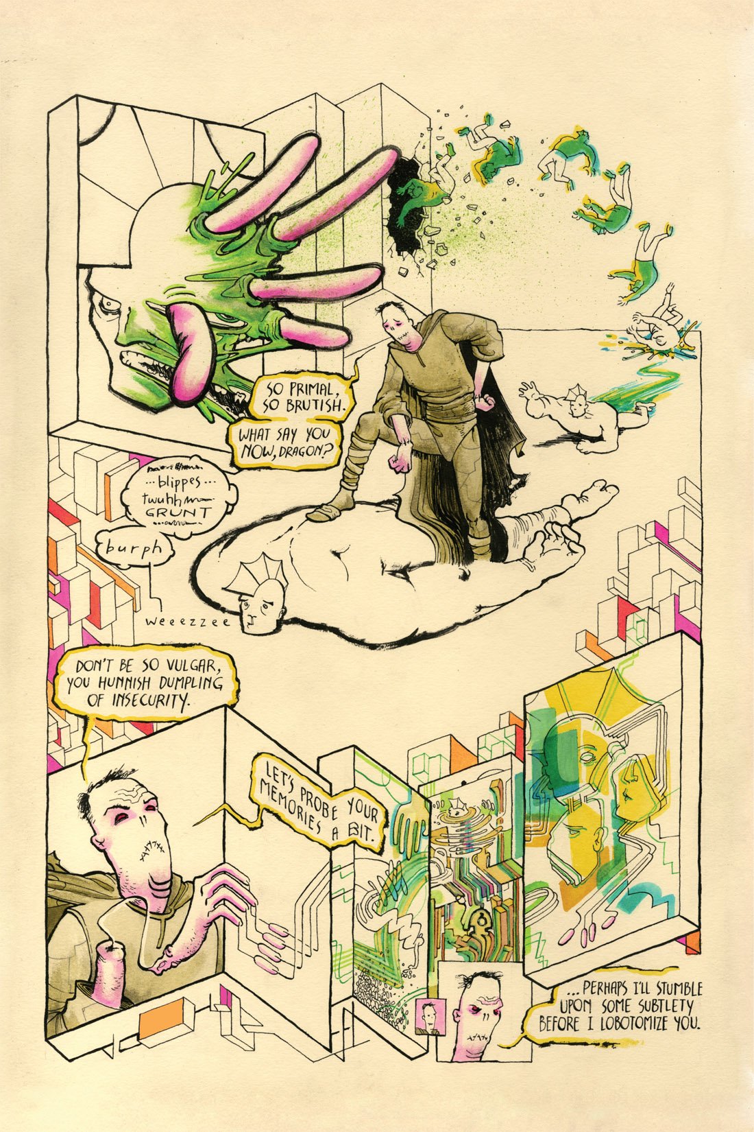 Read online Twisted Savage Dragon Funnies comic -  Issue # TPB - 11