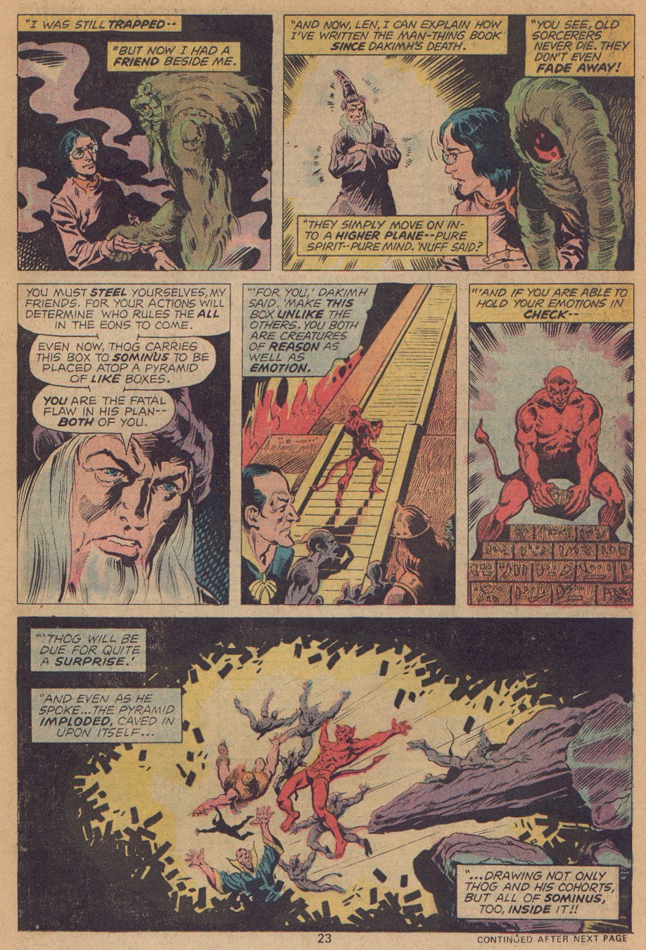 Read online Man-Thing (1974) comic -  Issue #22 - 16
