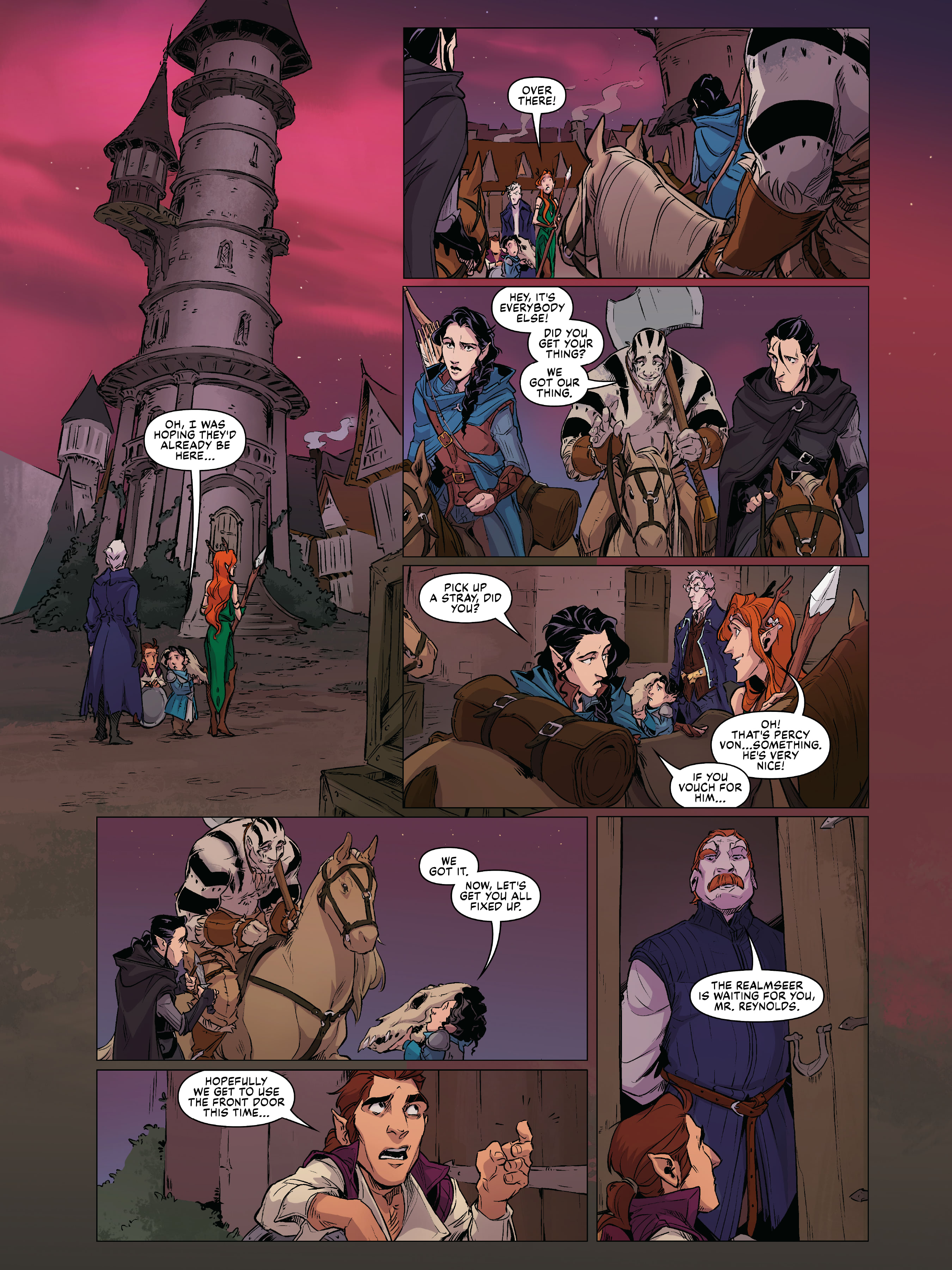 Read online Critical Role Vox Machina Origins comic -  Issue # (2019) _TPB Library Edition (Part 3) - 90