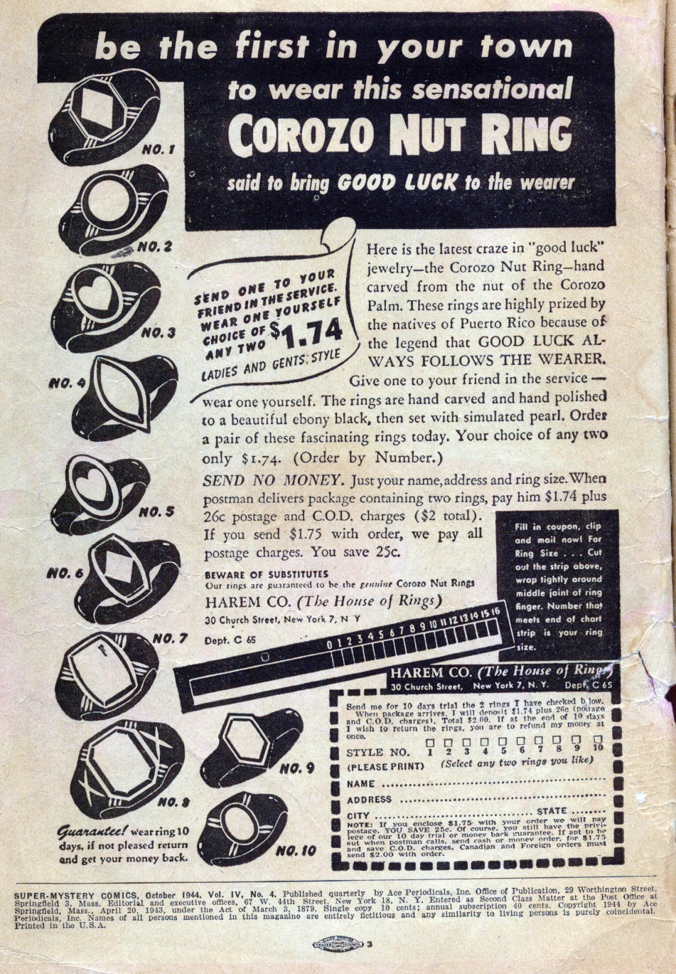 Read online Super-Mystery Comics comic -  Issue #22 - 50