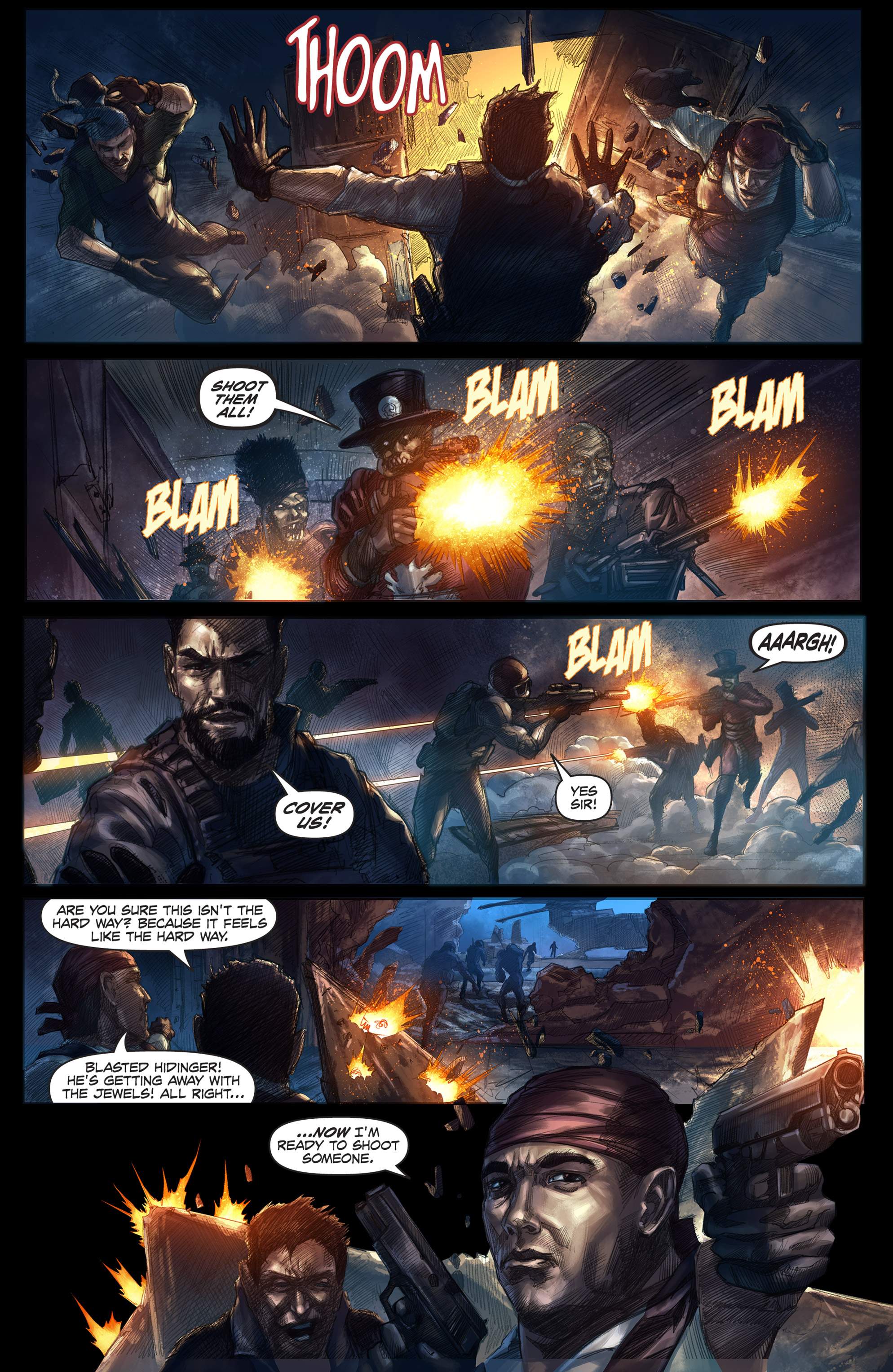 Read online Afterburn: Crossfire comic -  Issue #1 - 5