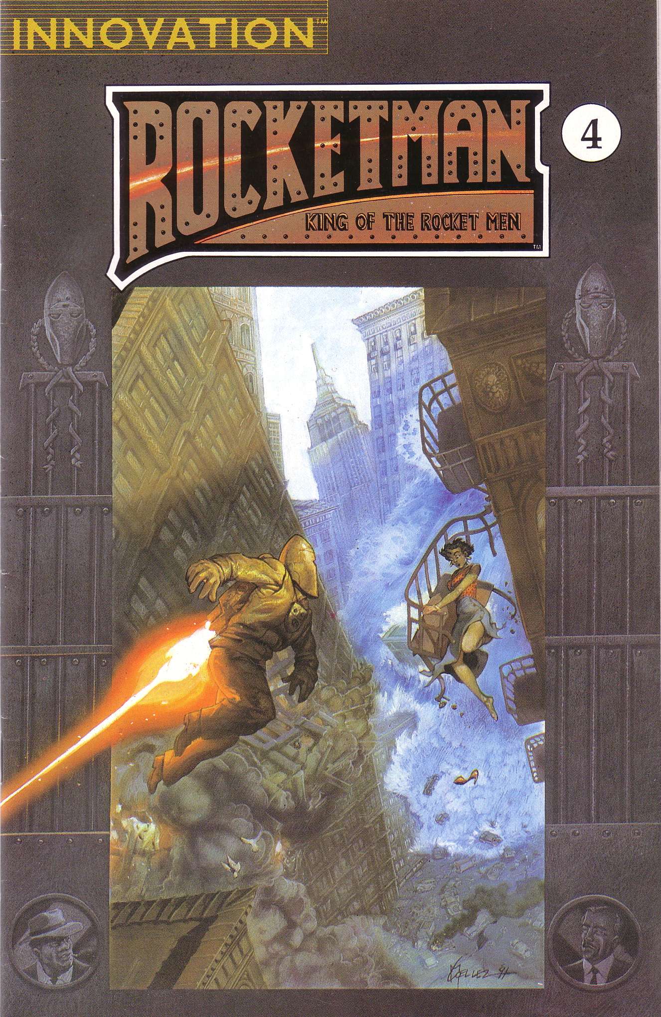Read online Rocket Man: King of the Rocket Men comic -  Issue #4 - 1