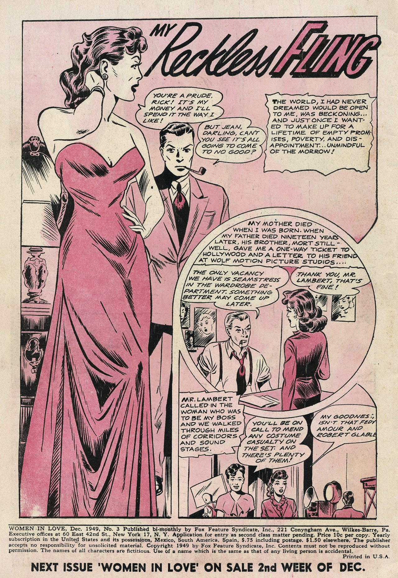 Read online Women In Love comic -  Issue #3 - 2