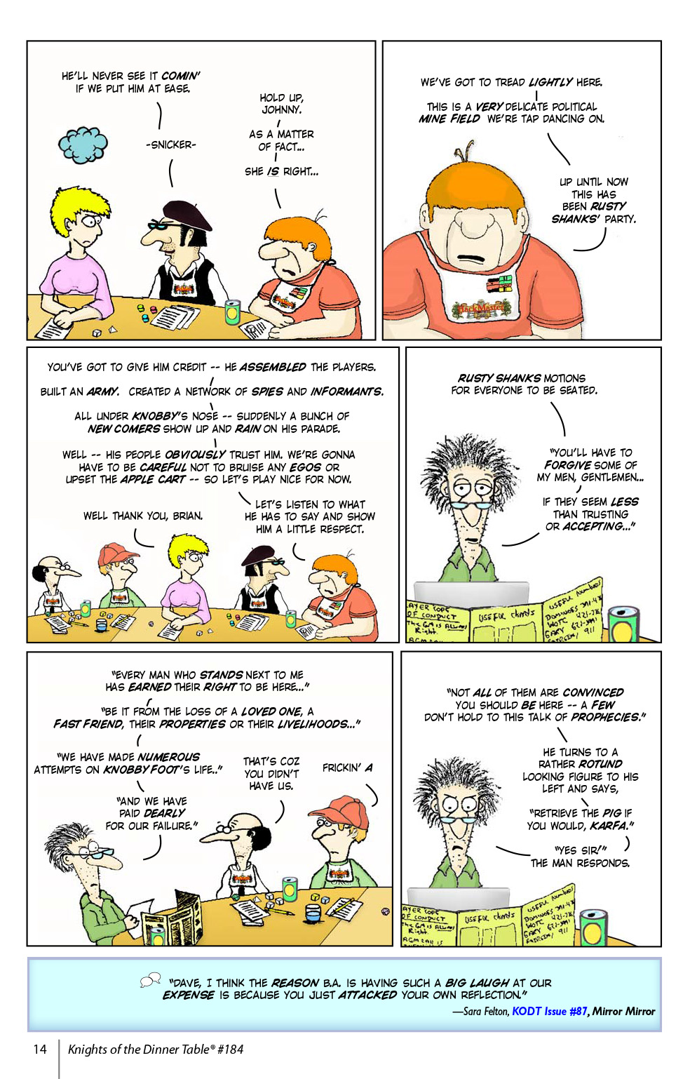 Read online Knights of the Dinner Table comic -  Issue #184 - 16