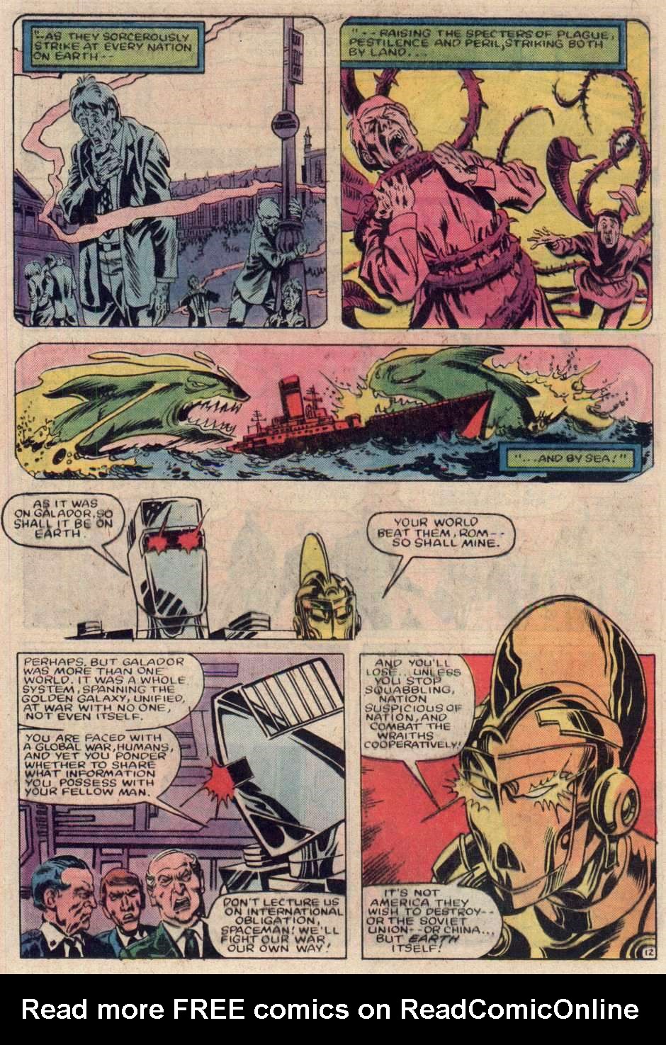 Read online ROM (1979) comic -  Issue #53 - 12