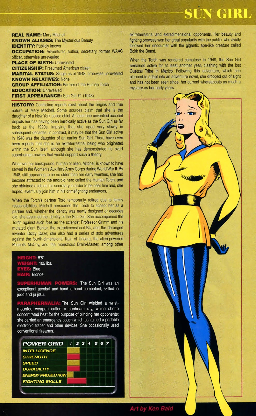 The Official Handbook of the Marvel Universe: Golden Age issue Full - Page 37