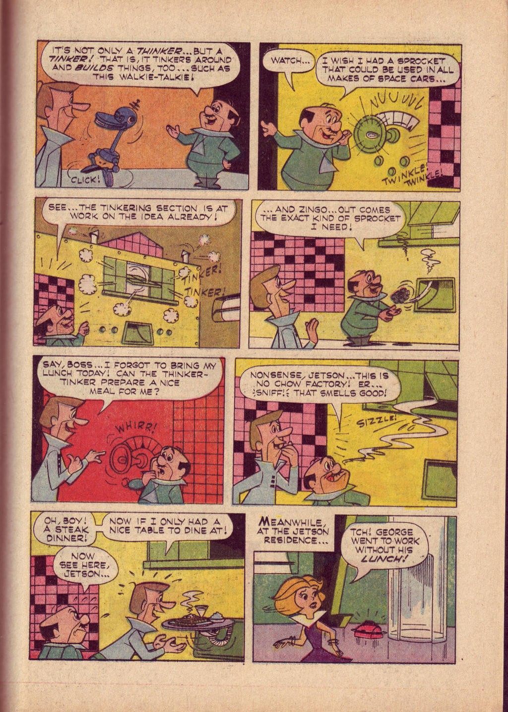 Read online The Jetsons (1963) comic -  Issue #20 - 21