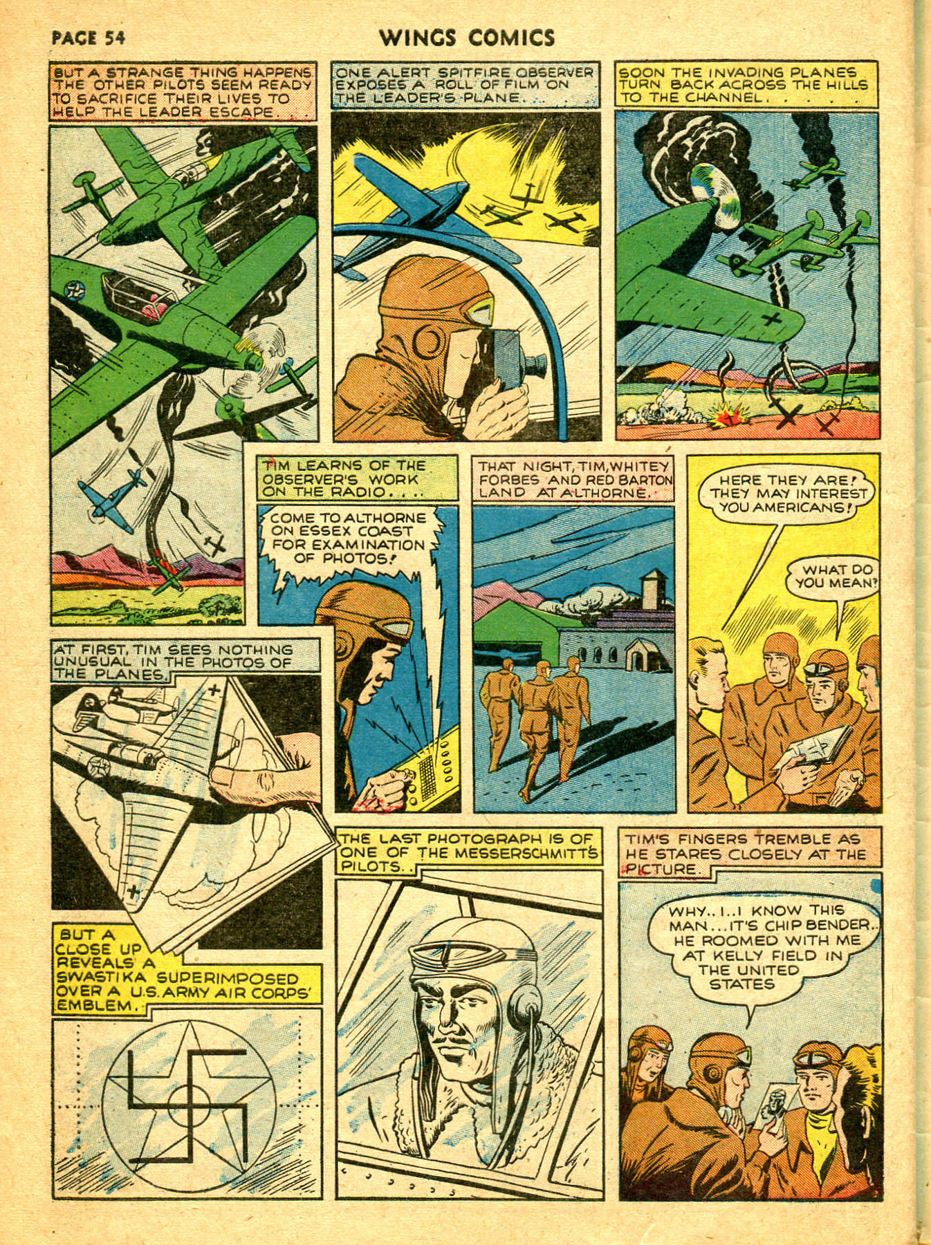 Read online Wings Comics comic -  Issue #7 - 56