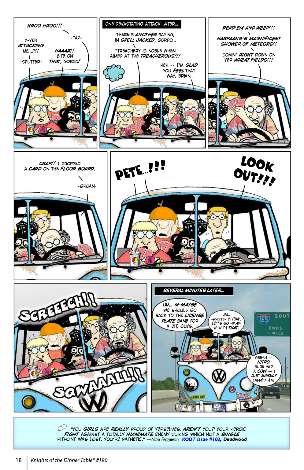 Read online Knights of the Dinner Table comic -  Issue #190 - 20