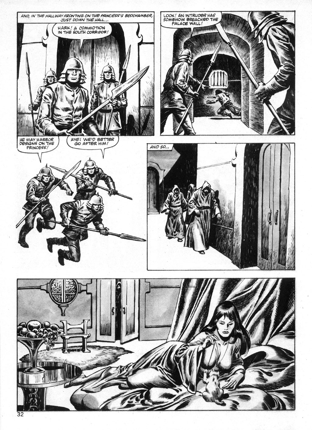 Read online The Savage Sword Of Conan comic -  Issue #95 - 32