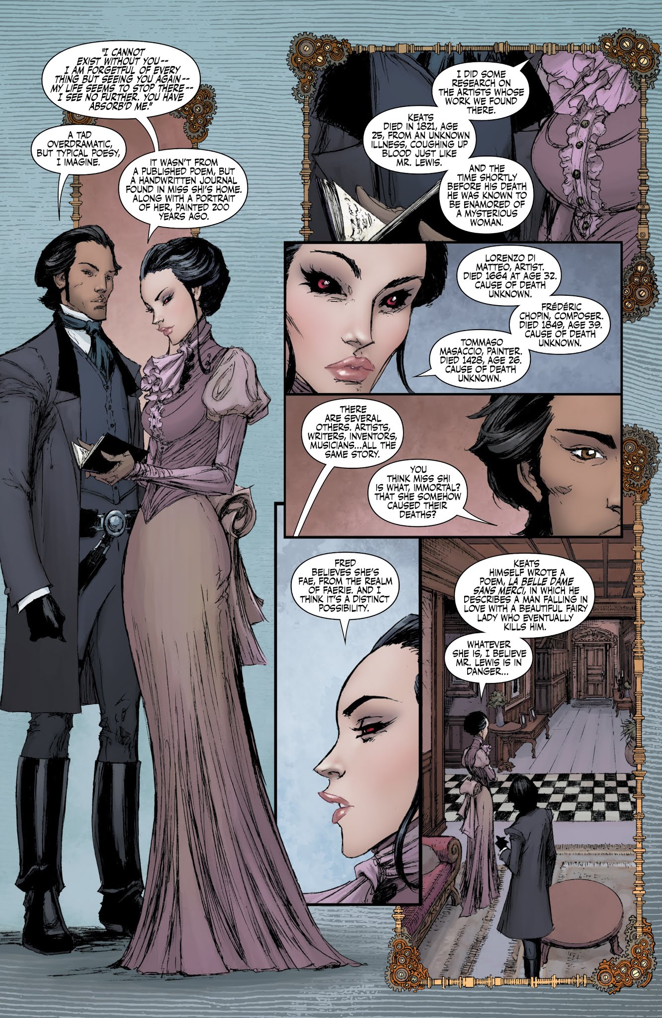 Read online Lady Mechanika: La Belle Dame Sans Merci comic -  Issue #3 - 9