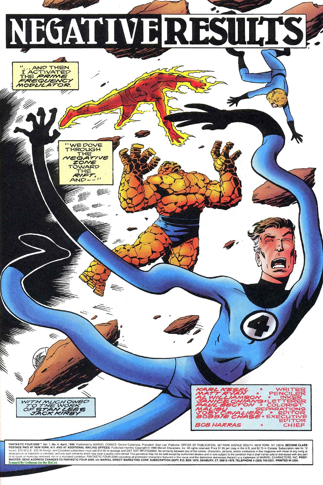 Read online Fantastic Four 2099 comic -  Issue #4 - 2
