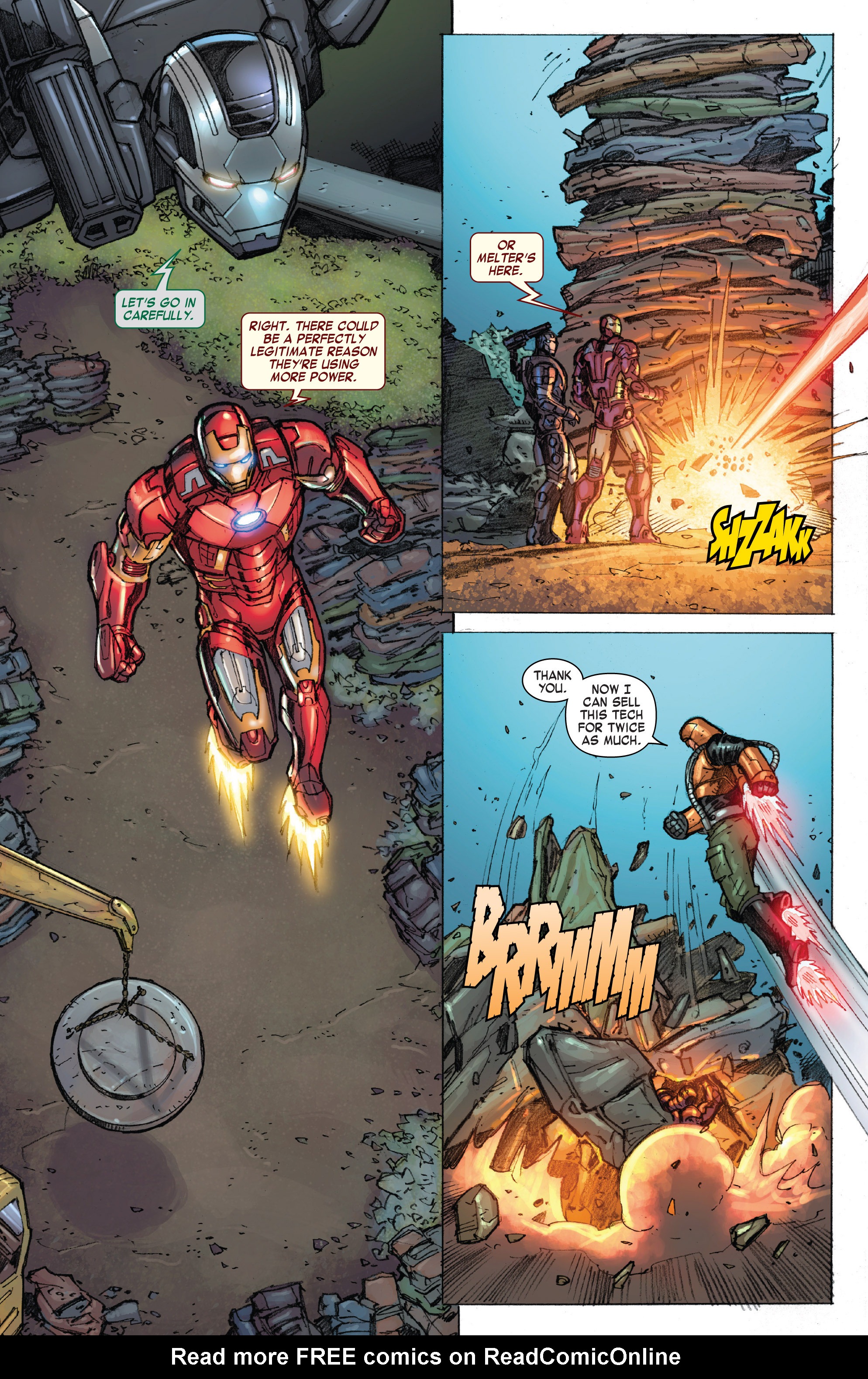 Read online Iron Man: The Coming of the Melter comic -  Issue # Full - 13