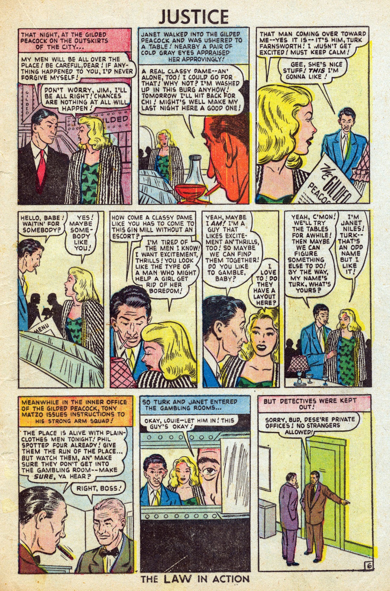 Read online Justice Comics (1948) comic -  Issue #10 - 19