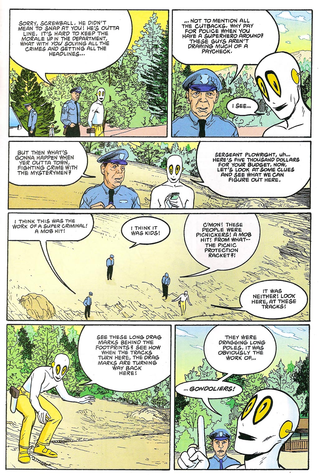 Read online Bob Burden's Original Mysterymen Comics comic -  Issue #3 - 17