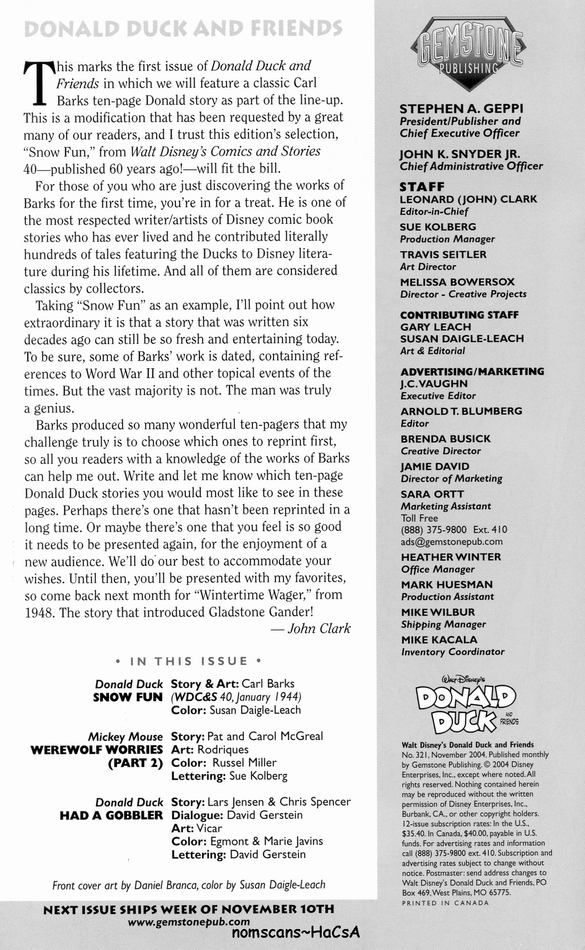 Read online Walt Disney's Donald Duck and Friends comic -  Issue #321 - 2