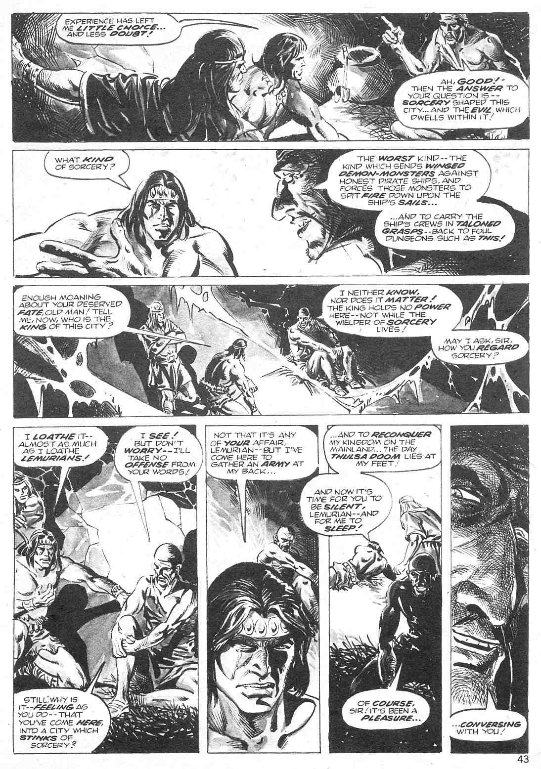 Read online The Savage Sword Of Conan comic -  Issue #9 - 39