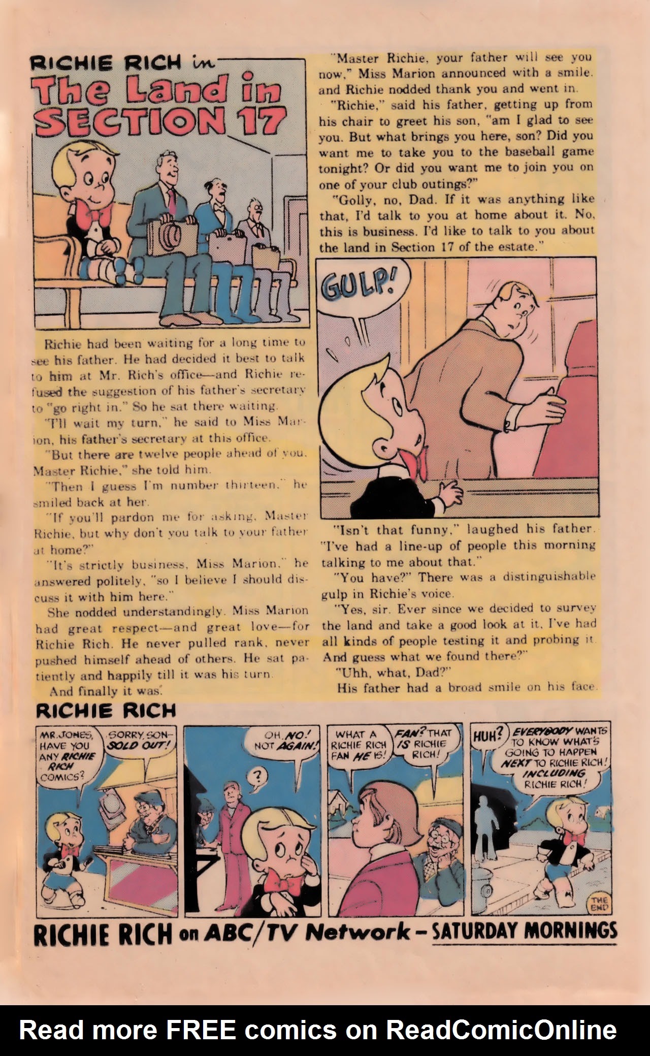 Read online Richie Rich & Dollar the Dog comic -  Issue #23 - 26