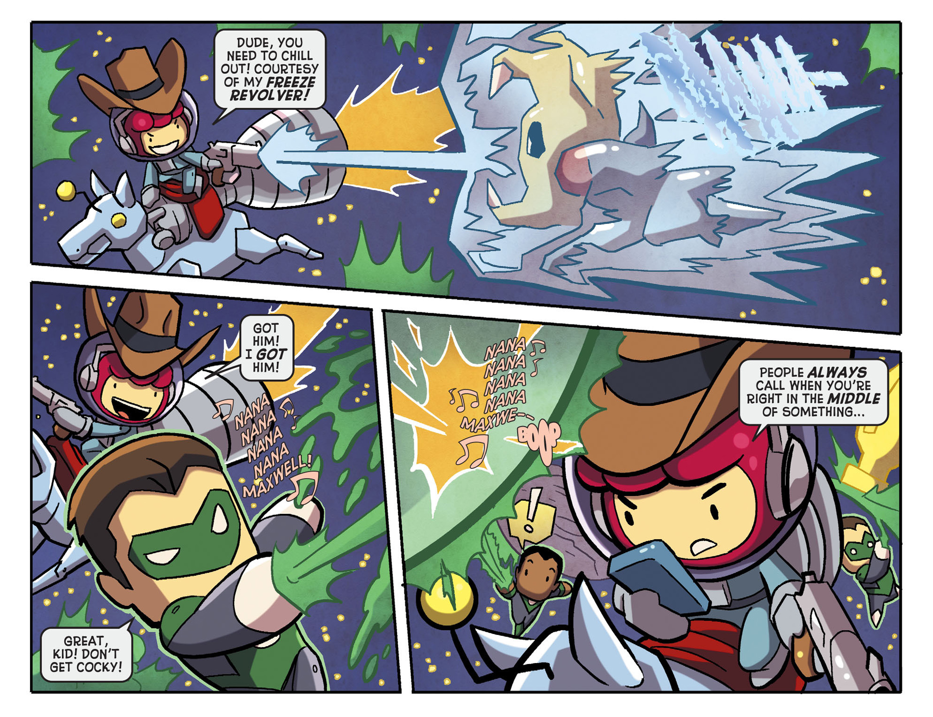 Read online Scribblenauts Unmasked: A Crisis of Imagination comic -  Issue #6 - 8