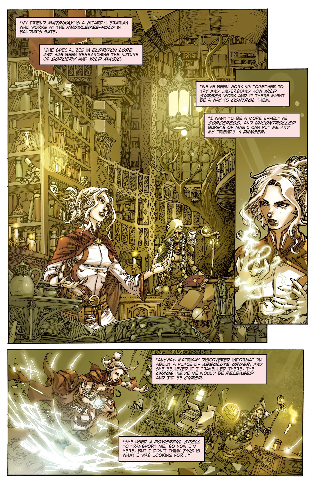 Read online Dungeons & Dragons: Evil At Baldur's Gate comic -  Issue #3 - 5