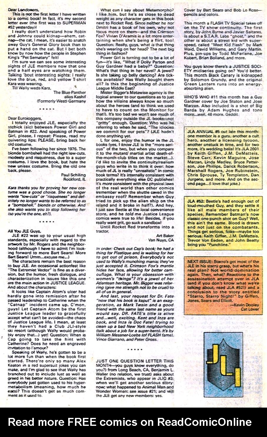 Read online Justice League Europe comic -  Issue #27 - 25