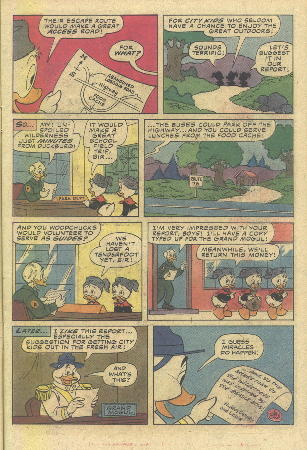 Read online Huey, Dewey, and Louie Junior Woodchucks comic -  Issue #70 - 11