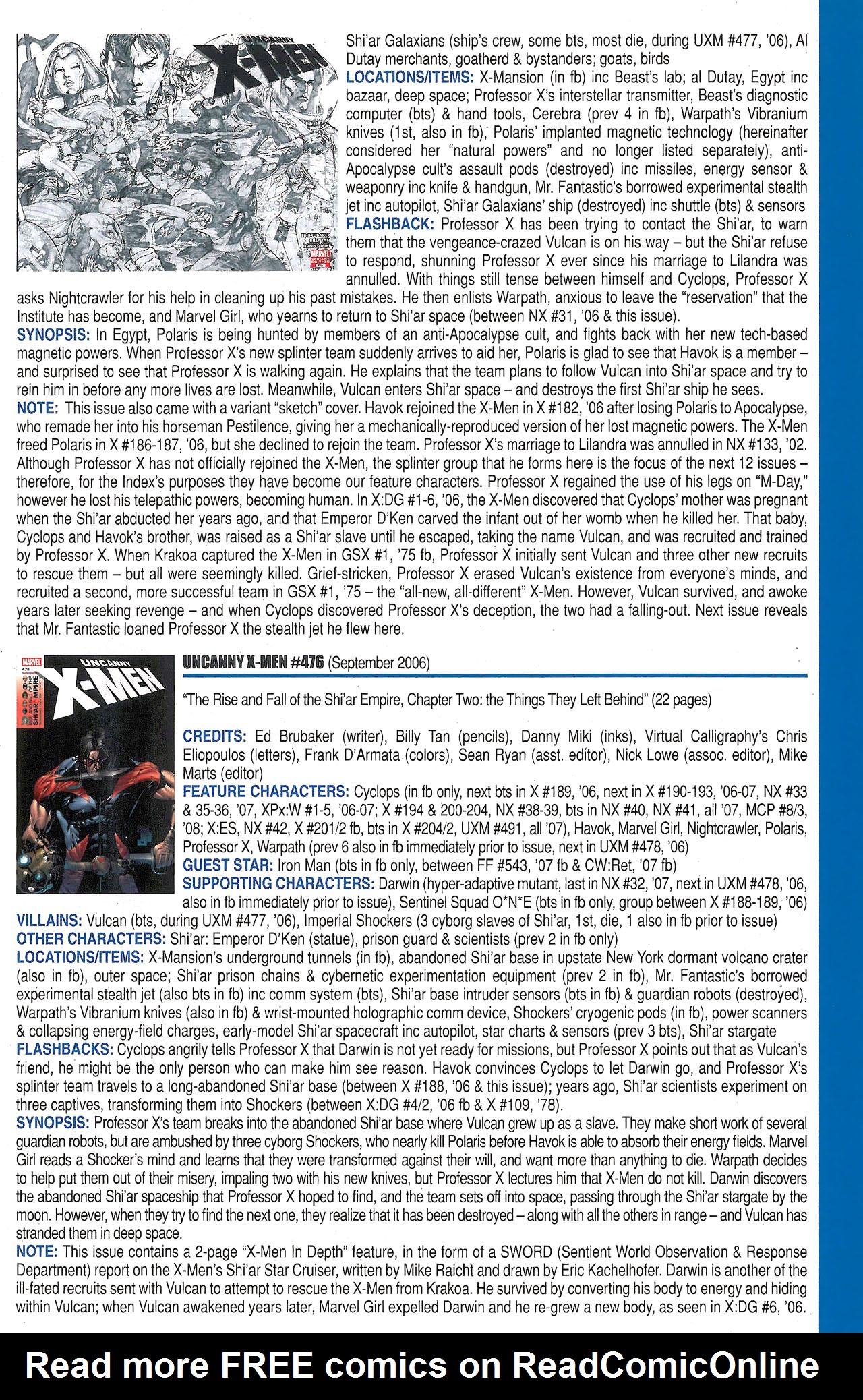 Read online Official Index to the Marvel Universe comic -  Issue #12 - 59