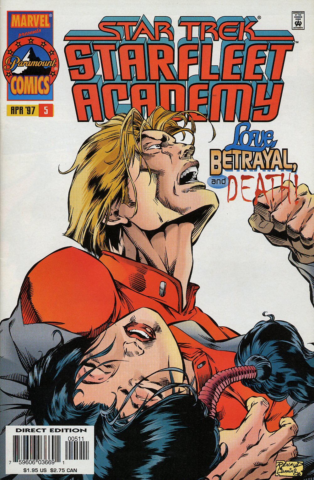 Read online Star Trek: Starfleet Academy (1996) comic -  Issue #5 - 1
