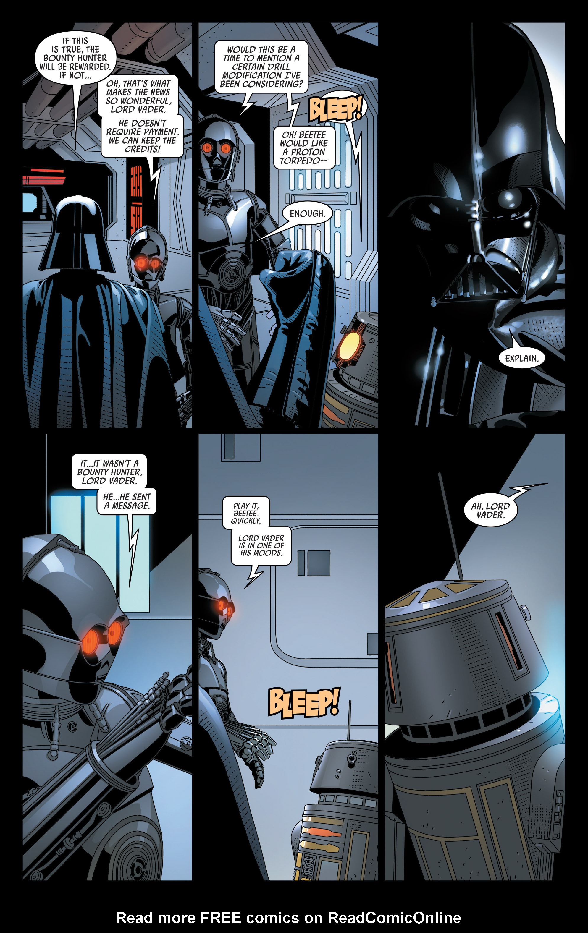 Read online Darth Vader comic -  Issue #19 - 21