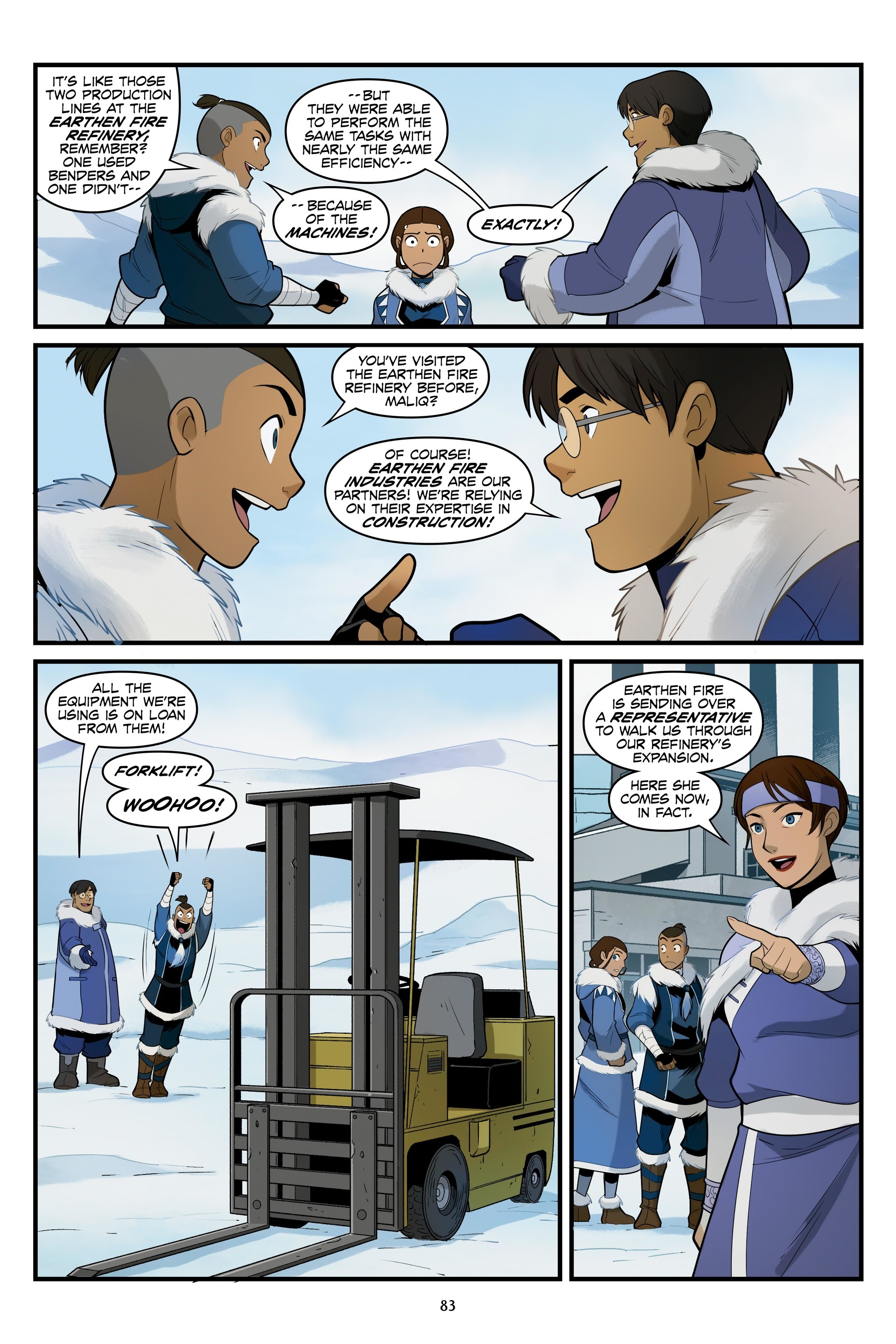 Read online Avatar: The Last Airbender--North and South Omnibus comic -  Issue # TPB (Part 1) - 82